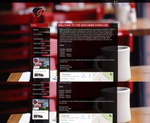 The Gem Diner Website